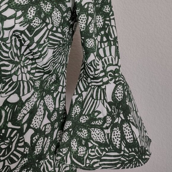 New Off Shoulder bell sleeves Dress Size 4 - Picture 3 of 6